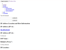 Tablet Screenshot of ipaddresshost.com